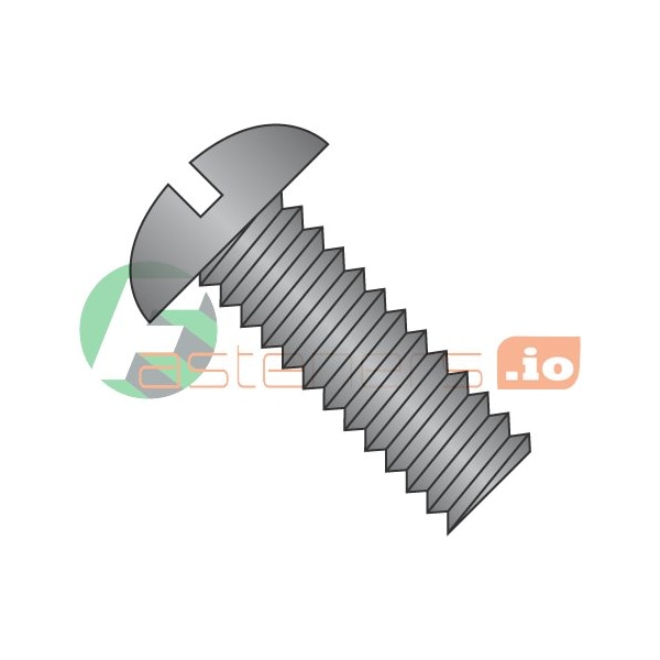 Newport Fasteners 1/4"-20 x 3/8 in Slotted Round Machine Screw, Zinc Plated Steel, 4000 PK 435667 - main